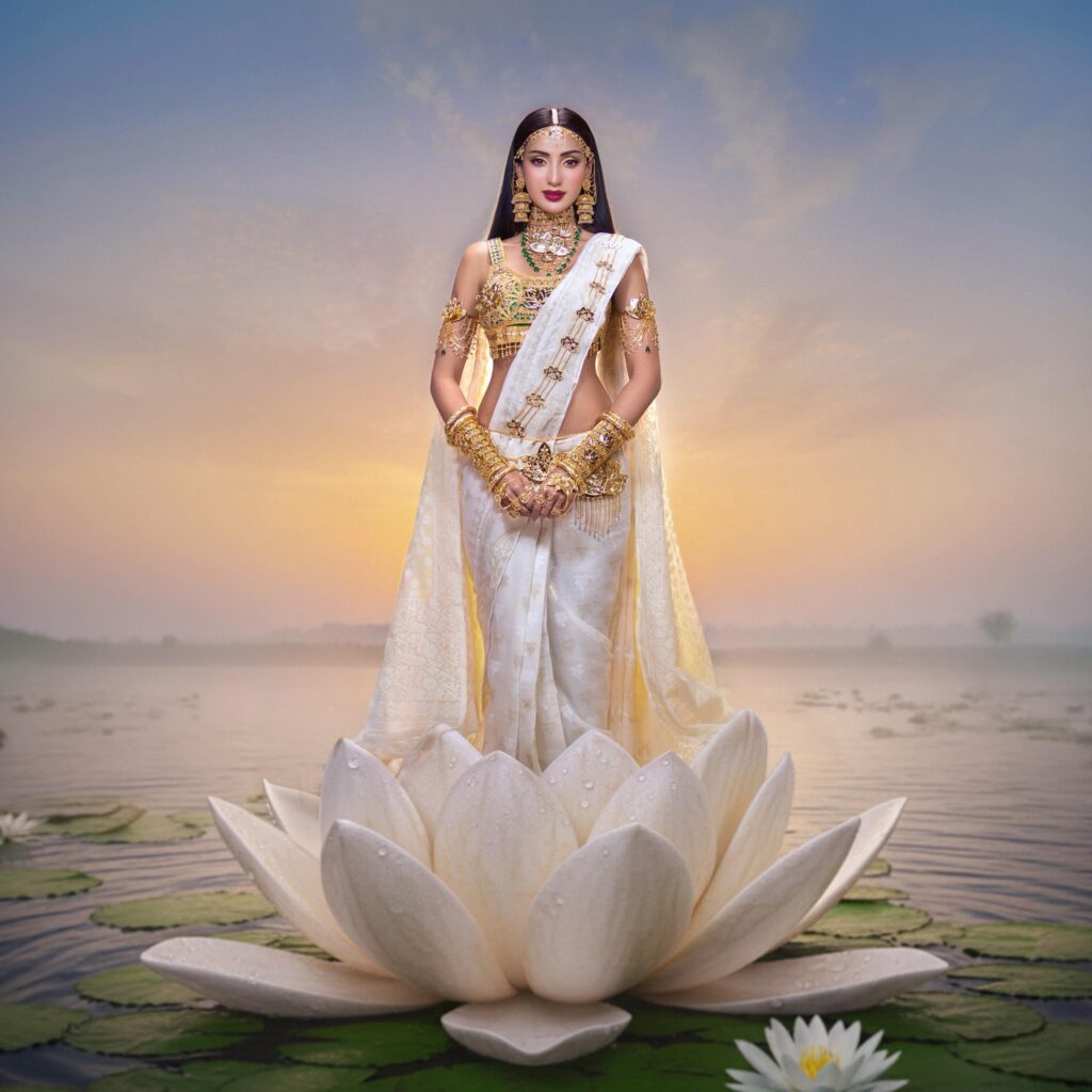 জামদানি জয় করল বিশ্বমঞ্চ! মিথিলার শাড়িতে ফুটে উঠল বাংলার হাজার বছরের ঐতিহ্য